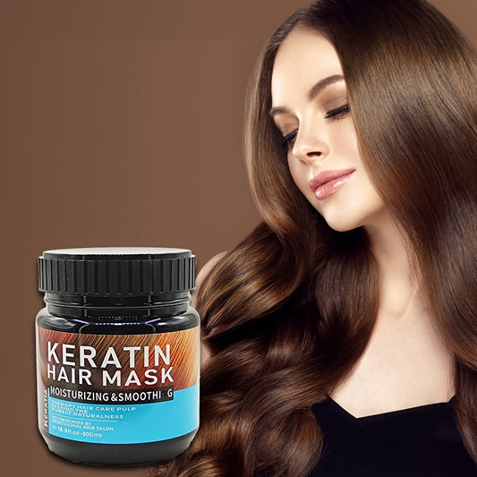 Keratin Hair Mask, Moisturizing And Smoothing Hair, Hair Care Mask For All Hair Types