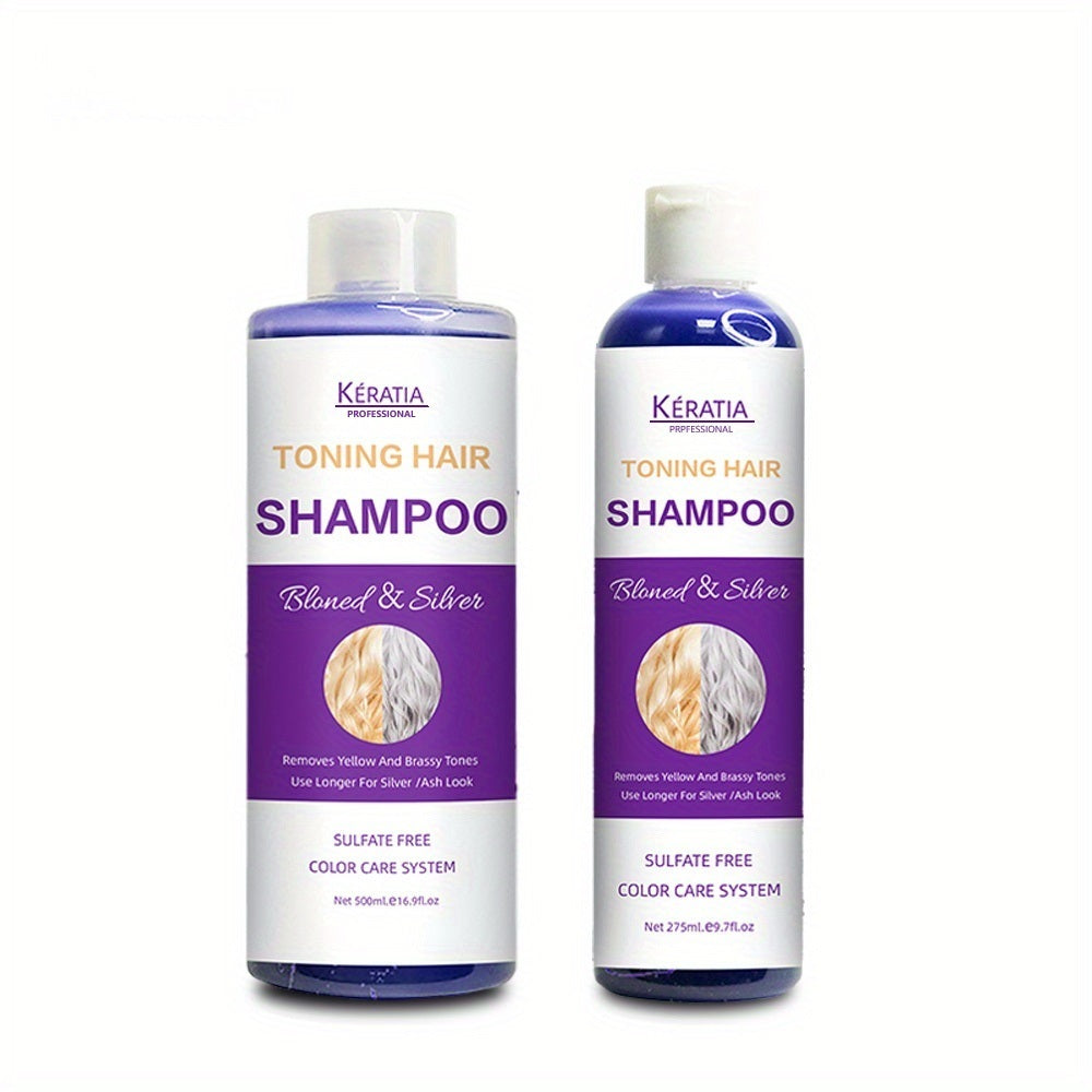 Toning Hair Shampooo, Balancing Blonde & Silver Shampoo, Natural Herbal Purple Shampoo