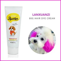 Wholesale Non-Toxic Pet Dyeing Ointment Dog Hair Dye Cream Pet Grooming Hair Coloring Dyes