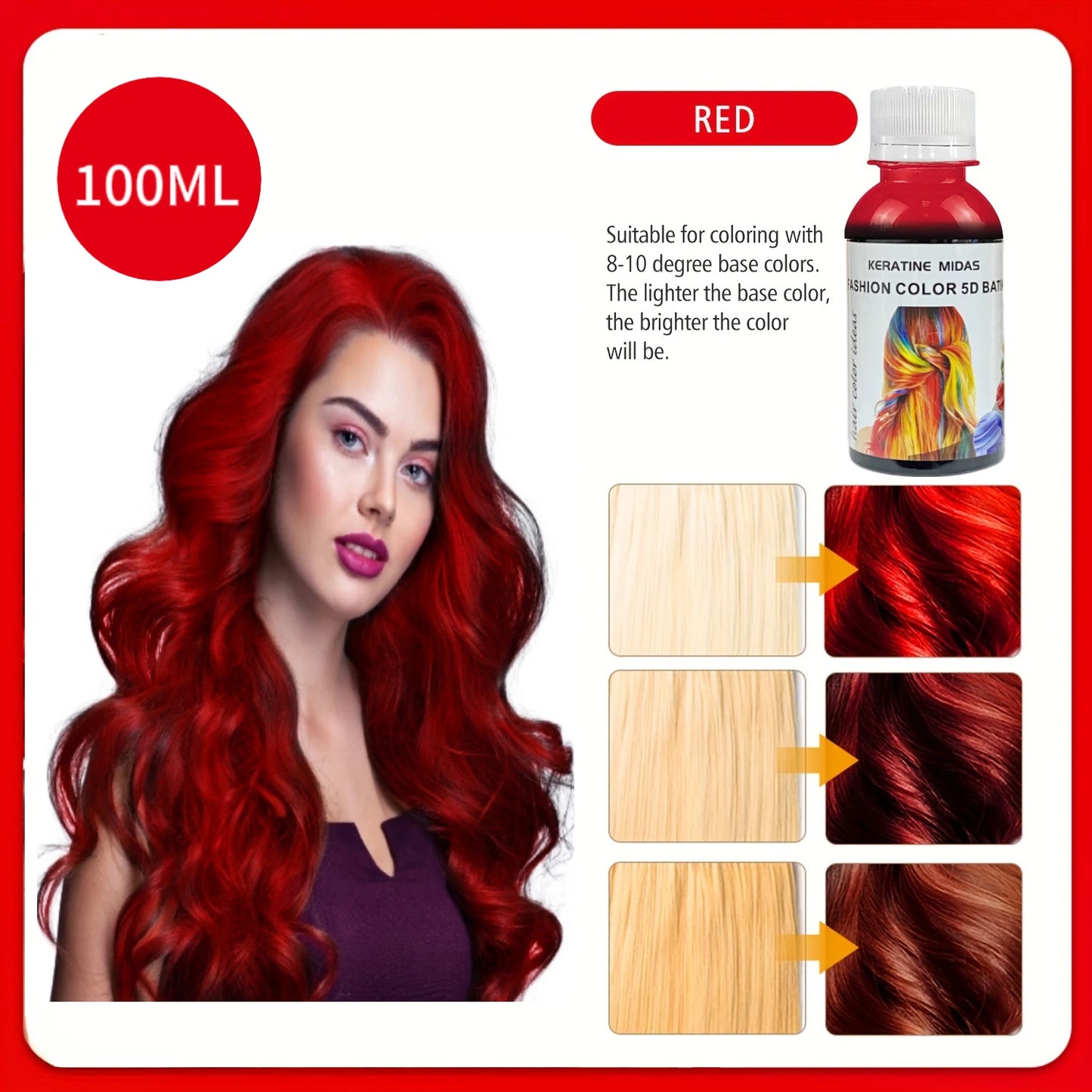 Hot Selling Factory Direct Supply 100ML Hair Color Manicure Dyeing Hair Ammonia-Free  While Caring