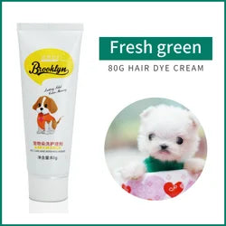 Wholesale Non-Toxic Pet Dyeing Ointment Dog Hair Dye Cream Pet Grooming Hair Coloring Dyes