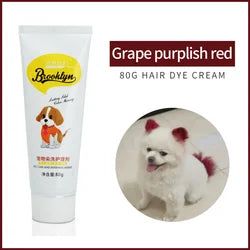 Wholesale Non-Toxic Pet Dyeing Ointment Dog Hair Dye Cream Pet Grooming Hair Coloring Dyes