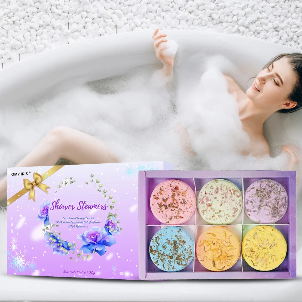 Aromatherapy Shower Steamers with Pure Essential oil Bath Bomb Shower Tablets