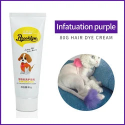 Wholesale Non-Toxic Pet Dyeing Ointment Dog Hair Dye Cream Pet Grooming Hair Coloring Dyes